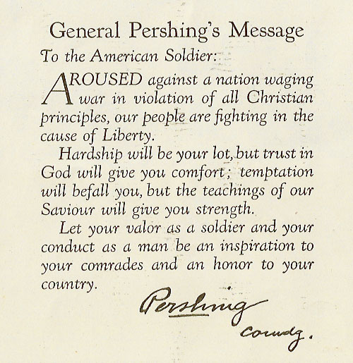 Pershing message